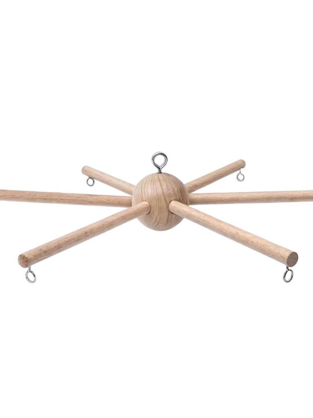 Baby Mobile Kit Frame DIY for Crib Decorative Natural Wooden Wind Chime Equipmen